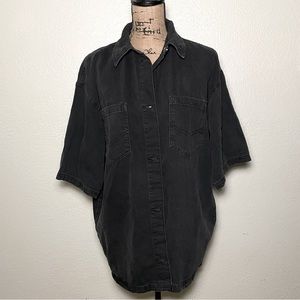 Black Denim TopShop Shirt